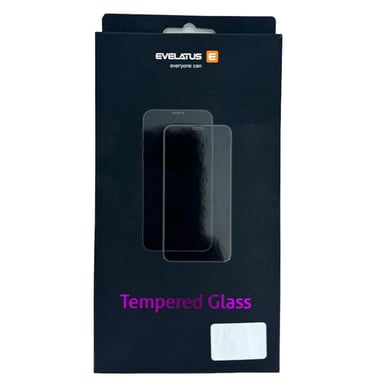 Evelatus Cubierta Completa de Cristal 2.5D para Xiaomi Poco F5 Antiestático / Pegamento Japón Negro