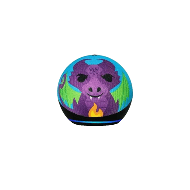 Enceinte intelligente Amazon echo dot 5 design dragon multicolore