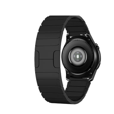 Correa de reloj de titanio genuino - 22 mm con hebilla original Black