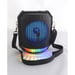 INOVALLEY HP74BTH - Enceinte lumineuse karaoké Bluetooth 20W - Lumiere LED multicolore - Port USB, Radio FM, Entrée micro, Aux-In