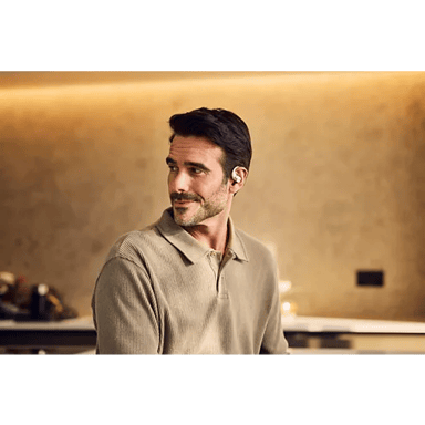 Cuffie sportive SHOKZ OpenFit 2+ Beige True Wireless con DualBoost™ e Dolby Audio