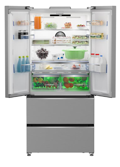 Réfrigérateur Américain BEKO B3RGNE544ZXP – 513L Froid Ventilé, 2 Portes - vue 8