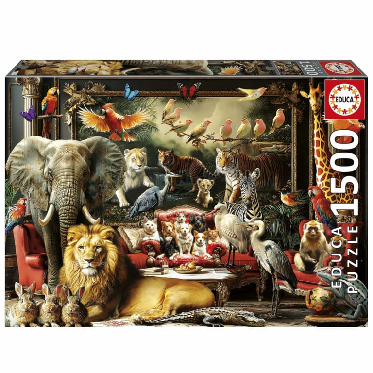 Puzzle EDUCA Le Manoir des Animaux 1500 pièces 85 x 60 cm À partir de - vue 2