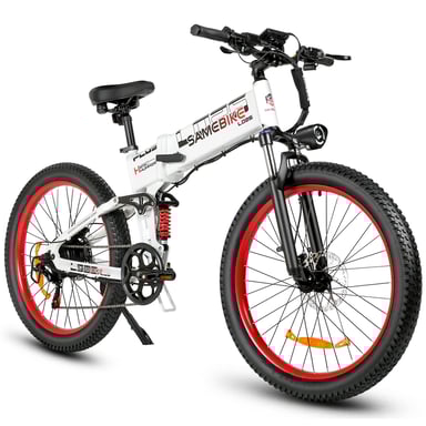 Bicicletta elettrica pieghevole SAMEBIKE LO26 Plus da 26'' con batteria da 48 V 15 Ah 1000 W