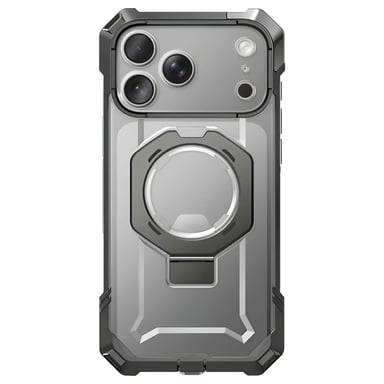 Coque MagSafe pour iPhone 17 Pro Max avec Béquille Antichoc 4.5m Bouton Photo Gris