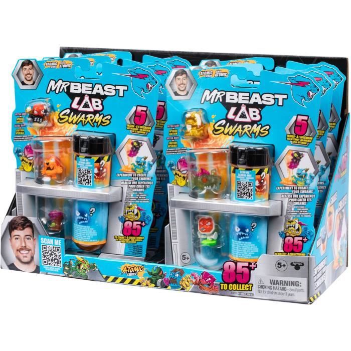 Pack de 5 minis figurines MRBEAST LAB SWARMS ATOMIC Dès - vue 4