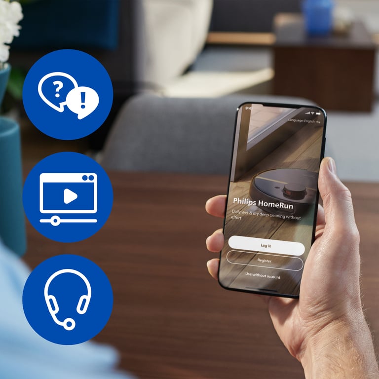 Aspirateur Robot Laveur PHILIPS XU510020 10000 Pa Auto vidange Navigation Laser - vue 5