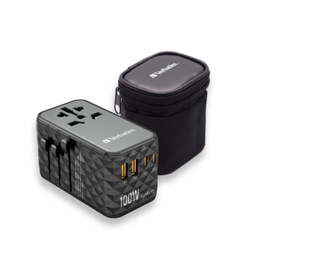 VERBATIM Adaptateur universel de voyage UTA-06 100W - Neuf