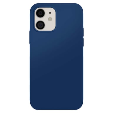Coque pour iPhone 12 / 12 Pro Édition Color Skin en TPU avec Intérieur Doux Bleu marine