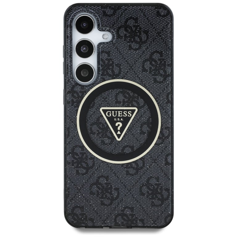 Guess Étui Triangle Buttons MagSafe pour Samsung Galaxy S25 Noir - vue 2
