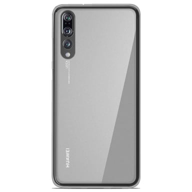 Coque silicone unie compatible Givré Blanc Huawei P20 Pro