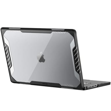 Supcase Funda integral para MacBook Air 15 2023 Rejilla de ventilación Negro transparente