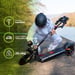 Scooter eléctrico - ECROSS DUO - 800 W - Neumáticos 10 - Max 25 km/h - Autonomía hasta 60 km
