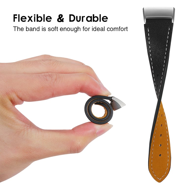 Bracelet en cuir pour Fitbit Charge 34 Neuf - vue 2