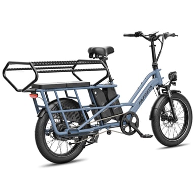 Vélo électrique modulable FAFREES FF20 CUV – Double batterie 30 Ah, freins à disque hydrauliques – bleu