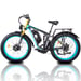 KETELES K800 Pro Vélo Électrique Tout-Terrain 2000W Double Moteur - Batterie 48V23Ah, Pneus 4.0 Pouces, Suspension Av/Ar-Vert