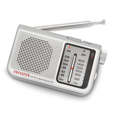 Aiwa RS-55SL Radio portable Personnel Analogique Argent