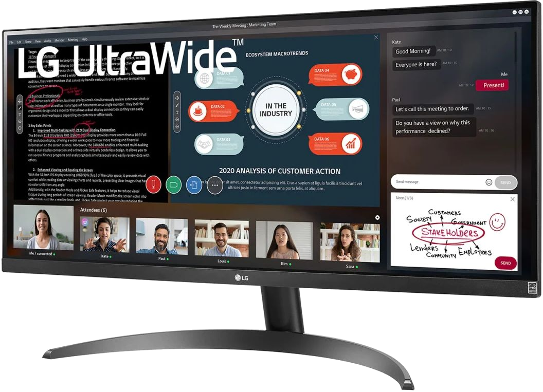 Ecran 29 (21:9) LG 29WP500-B