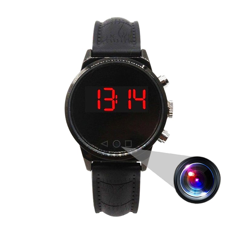 Reloj Espía Cámara Movimiento Full HD 1080P Gadget Espía 64GB Silicona  YONIS - Yonis