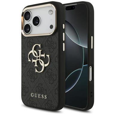 Custodia Guess 4G Big 4G Classic Logo per iPhone 17 Pro nero