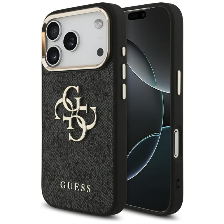 Funda Guess 4G Big 4G Classic Logo para iPhone 17 Pro negro - Nuevo
