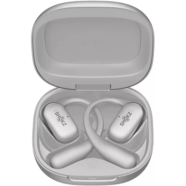 Cuffie sportive SHOKZ OpenFit 2+ Beige True Wireless con DualBoost™ e Dolby Audio