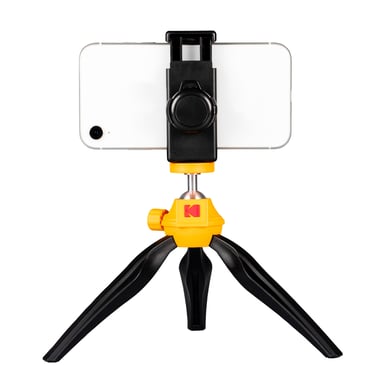 KODAK Smartphone Tripod - Trípode/mango Vlogging para smartphones y cámaras con sistema de fijación de ¼ de tornillo (Vlogging, Bluetooth)