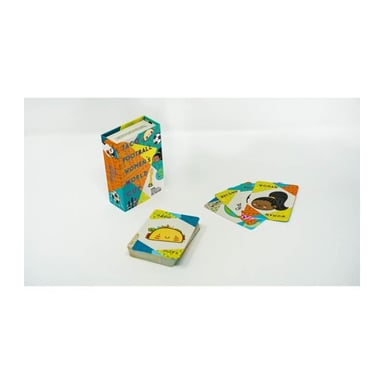 Taco Fútbol Femenino Copa del Mundo - Juego de humor - AZUL NARANJA - Velocidad y observación - A partir de 8 años