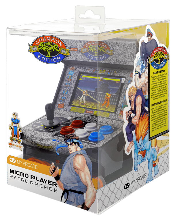 My Arcade Micro Player Street Fighter II Champion Edition Premium Edition Neuf