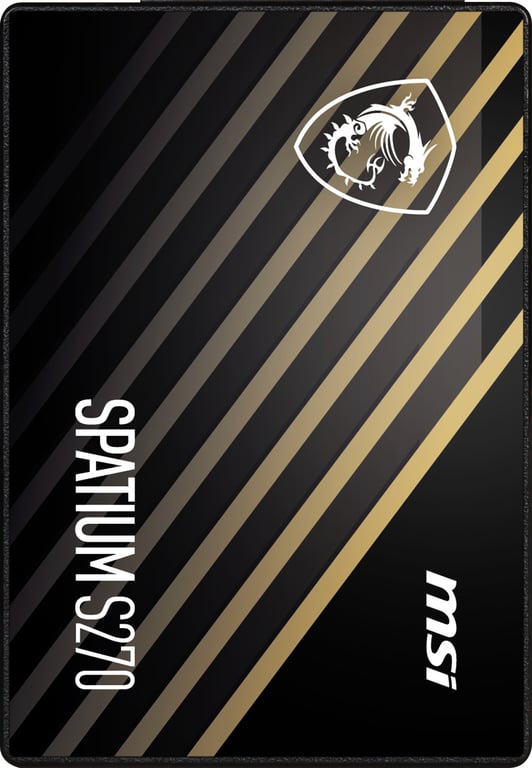 SSD interne MSI SPATIUM S270 480Go SATA 2.5 Vitesses fulgurantes - vue 3