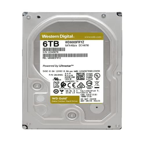 Western Digital WD Gold 6 To WD6004FRYZ - vue 3