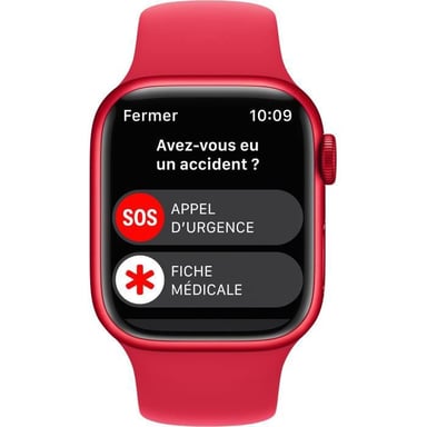 Apple Watch Series 8 OLED 41 mm Digital 352 x 430 Pixeles Pantalla táctil 4G Rojo Wifi GPS (satélite)