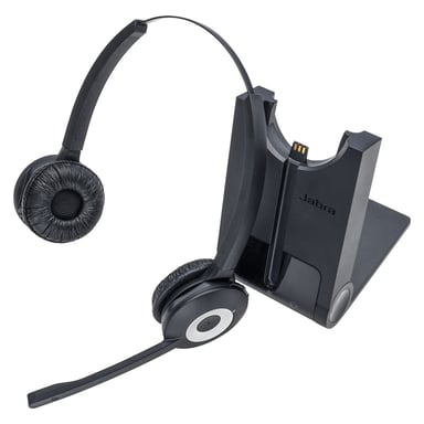 Jabra Pro 920 Duo Casque Sans fil Arceau Bureau/Centre d'appels Noir