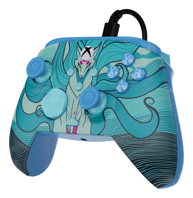 Manette gaming filaire Rematch Advanced Wired pour Xbox Kitsune Everglow Turtle Beach® - vue 5