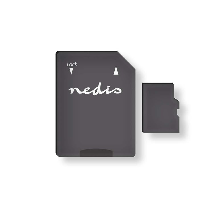Nedis MMSD32100BK Carte mémoire flash adaptateur microSDHC SD inclus e UHS I / Class10 microSDHC UHS I - vue 4
