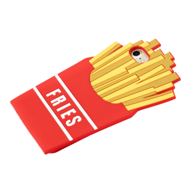 Custodia in silicone French Fries per Apple iPhone 7/8 / SE 2020