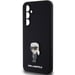 Funda Karl Lagerfeld de silicona con broche metálico para Galaxy S23 FE, negro