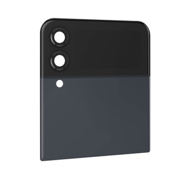 Vetro posteriore superiore originale per Galaxy Z Flip 4 Display esterno Blu notte