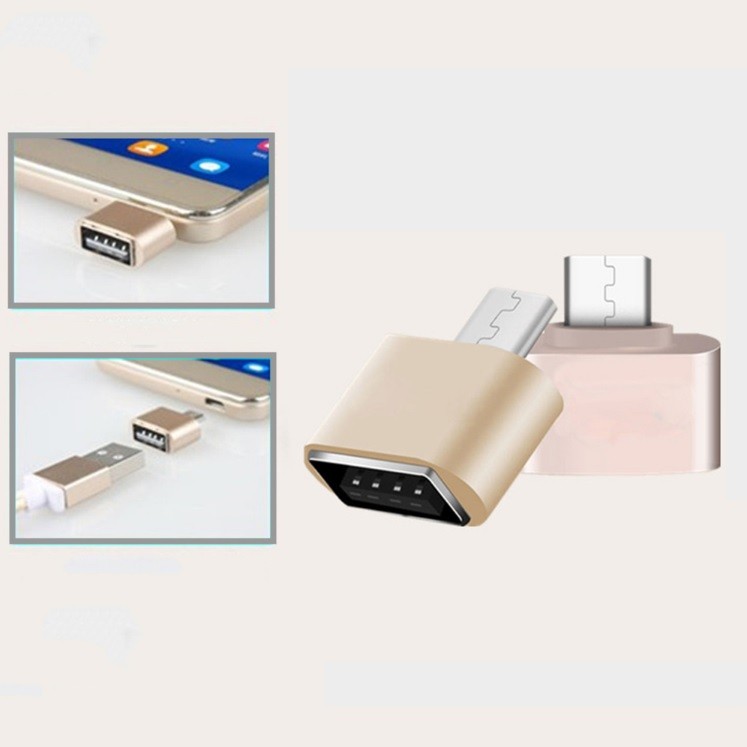 Mini Adaptateur USB/Micro USB Pour Smartphone Android ARGENT Souris Clavier Clef USB Manette
