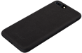 Coque en Suède Alcantara pour Apple iPhone 7/8 Plus, Noir Minuit