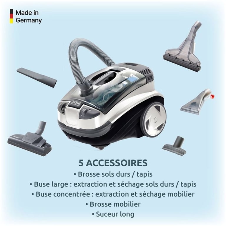 Aspirateur détacheur 2 en 1 THOMAS Aquatic Panda max 83 dB A - vue 6