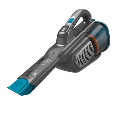 Black & Decker BHHV520BF-QW aspirapolvere da tavolo Blu, Argento, Titanio Senza sacco