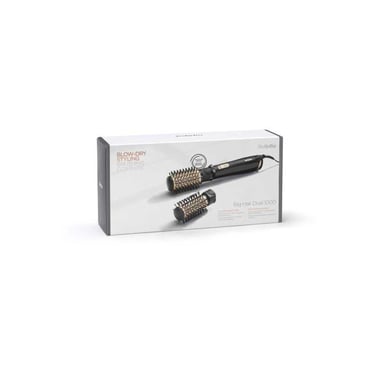 Cepillo de pelo Babyliss AS962E - Cepillo de aire caliente Big Hair Dual 1000 con función iónica y 2 temperaturas