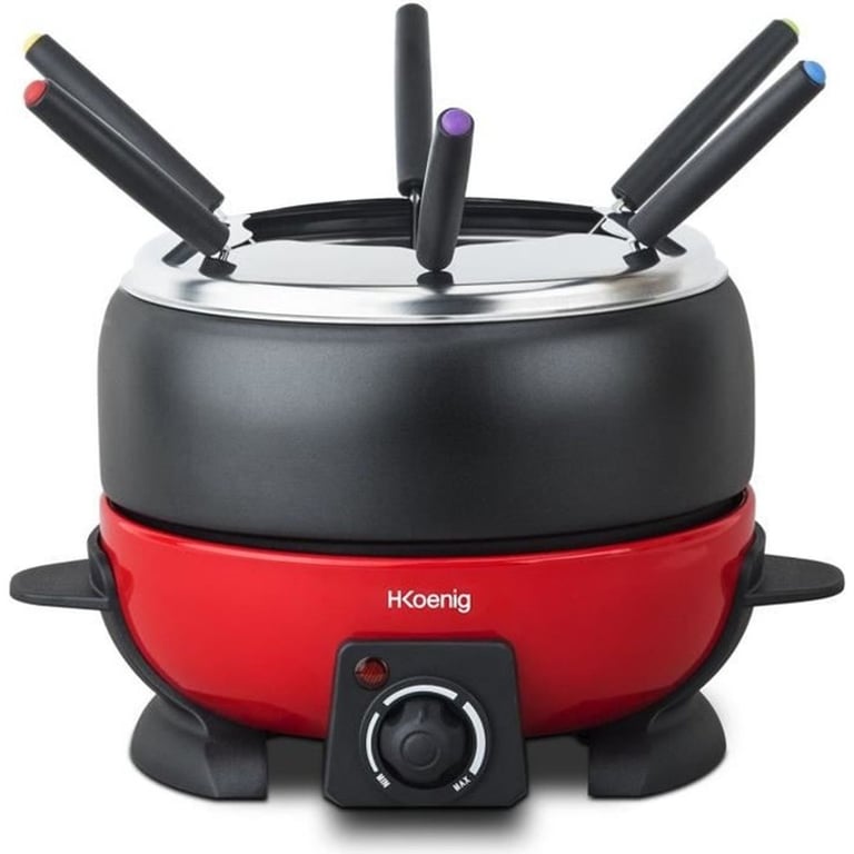 Appareil à Fondue HKOENIG ALP1800 – 2L, 800W, Thermostat Réglable, Jusqu'à 6 Personnes - vue 3