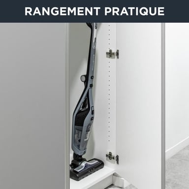 Rowenta RH6756 Batterie Sec Sans sac 0,6 L Gris