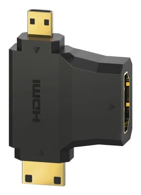 Hama 00305020 câble HDMI HDMI Type A (Standard) HDMI Type C/HDMI Type D Noir
