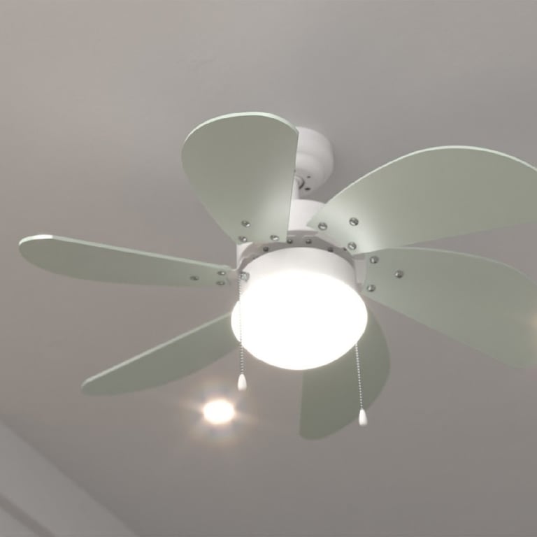 Ventilateur De Plafond Cecotec EnergySilence Aero 3600 Vision Mint – 50W, 6 Pales, Fonction Été/Hiver - vue 5