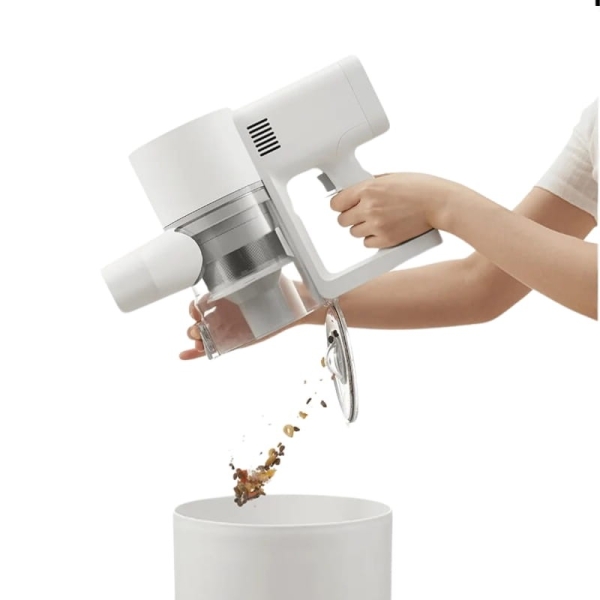 Aspirateur balai sans fil Xiaomi Vacuum Cleaner G20 - Jusqu'à 25 000 Pa de puissance d'aspiration - Autonomie jusqu'à 60 m - Couleur Blanc/Acier - Neuf