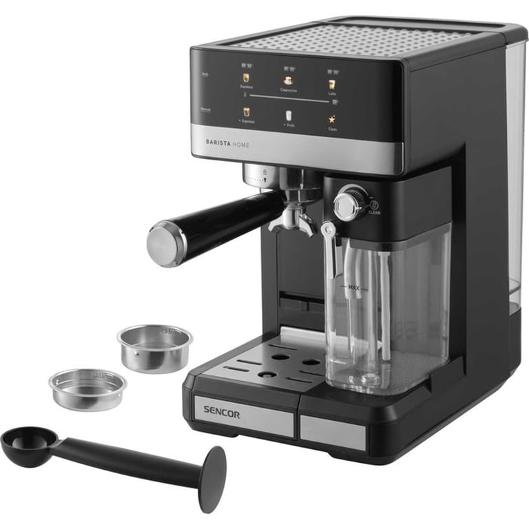 Machine à expresso Sencor SES 4060BK Cappuccino et latte automatiques Réservoir lait 500 ml 20 bars - vue 3