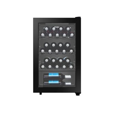 Cave à vin Monozone - 50 cm Classe G // 37 dB(A) 93 L - 31 bouteilles R HAIER - HWS31GGE